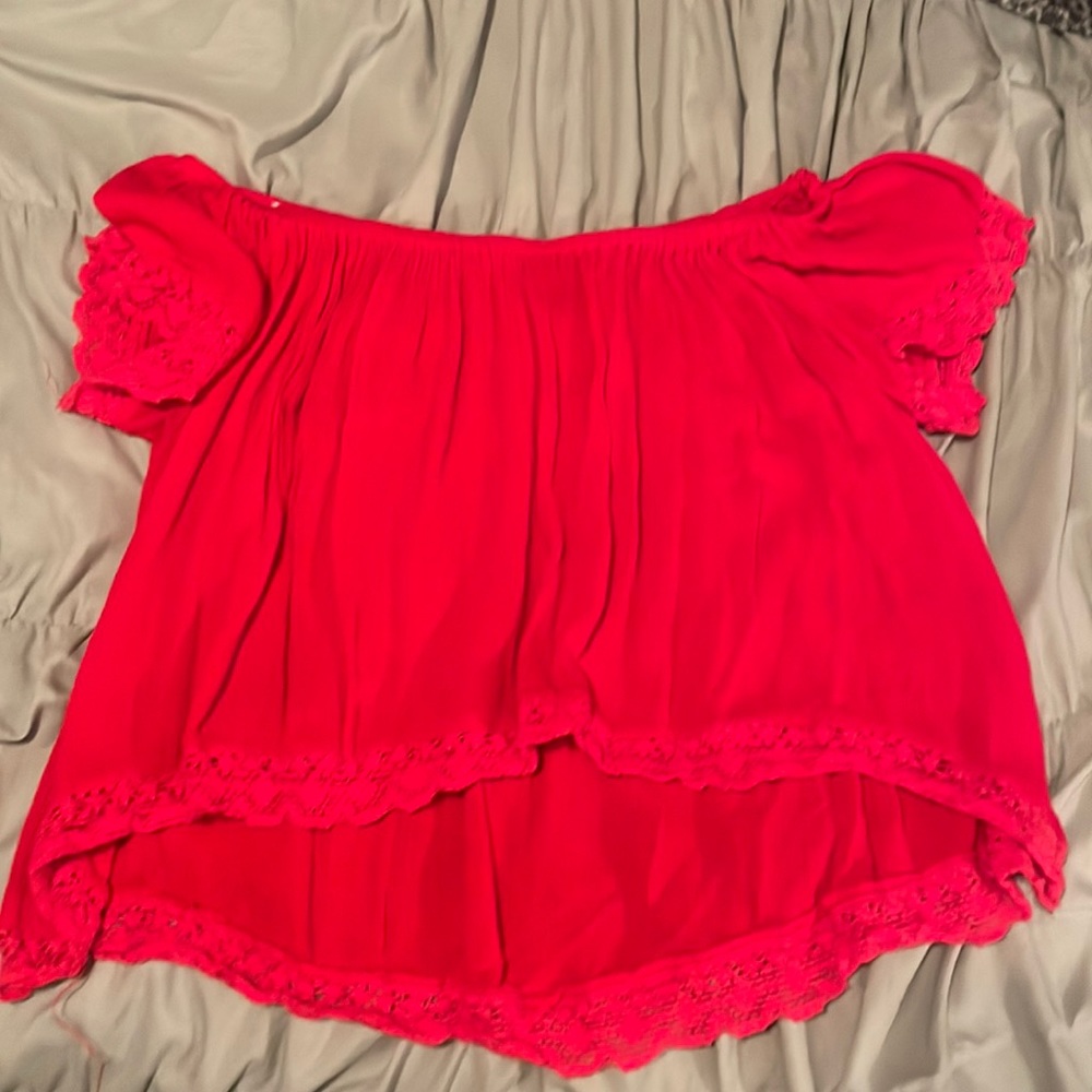 Off the Shoulder Crop Top